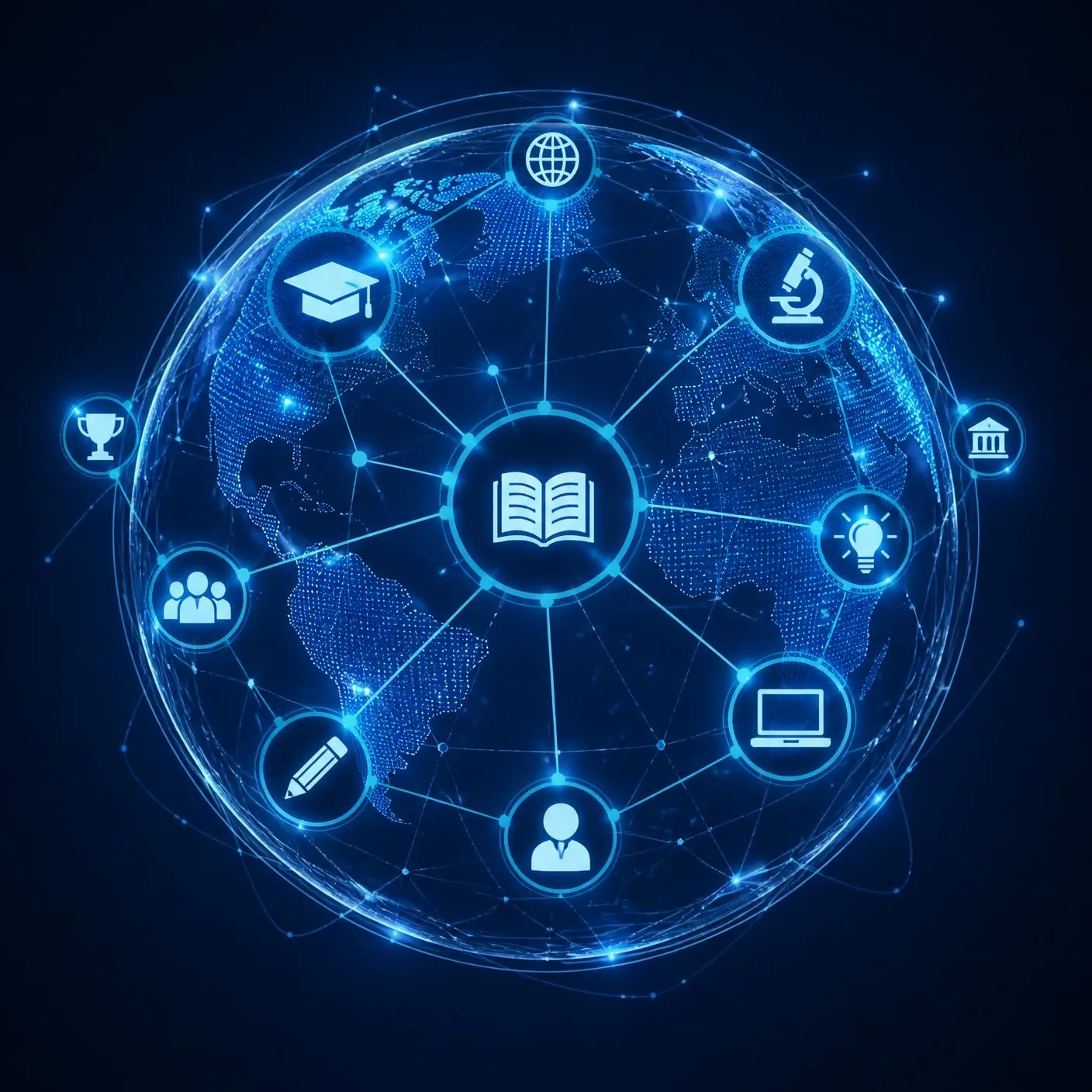 A global education network of interconnected learners
